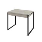 Escrivaninha Industrial Kuadra Com 2 Gavetas 90 Cm - Preto/sn