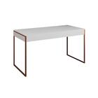 Escrivaninha Industrial Madeira Padrão Office Branca Malta Co