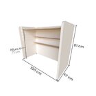 Escrivaninha Infantil 100cm Com Regulagem De Altura  Branco/g