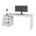 Escrivaninha Infantil 3 Gavetas Em Mdp Branco