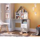 Escrivaninha Infantil Children's House 2 Gv Branca E Nude