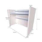 Escrivaninha Infantil Com Regulagem Zoe Branca