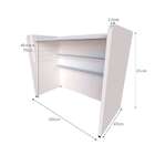 Escrivaninha Infantil Com Regulagem Zoe Branca