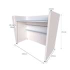 Escrivaninha Infantil Com Regulagem Zoe Branca