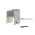 Escrivaninha Infantil E Cadeira Com Regulagem De Altura - Nat