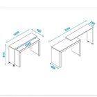 Escrivaninha Infantil Giratória  Branca