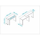 Escrivaninha Infantil Giratoria Mdp  Branco