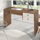 Escrivaninha Intelectual 2 Gavetas 108cm Natura E Off White N