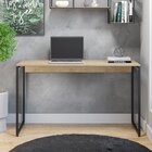 Escrivaninha Iron 120cm Industrial Espresso Móveis