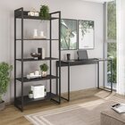 Escrivaninha Iron 120cm Industrial Espresso Móveis