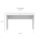 Escrivaninha Itapira 2 Gv Branca