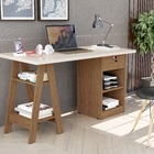 Escrivaninha Juan Off White E Canela