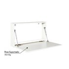 Escrivaninha Juvenil Suspensa Dobrável Casatema 67,5cm Madeir