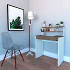 Escrivaninha Kitcubos 1 Gv Branca E Ameixa Negra