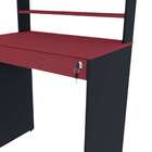 Escrivaninha Kitcubos 1 Gv Preta E Vermelha