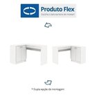 Escrivaninha L 2 Gavetas 2 Portas Dubai Fellicci Branca