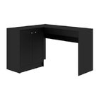 Escrivaninha L Dubai 2 Gavetas 2 Portas 116cm Fellicci Grafit