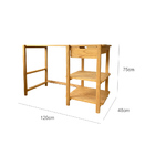 Escrivaninha Laguna Em Madeira - Mel