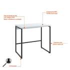 Escrivaninha Lara Branca E Preta