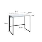 Escrivaninha Lara Branca E Preta