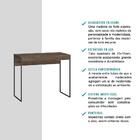 Escrivaninha Legno Tubo Preto Carraro