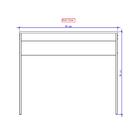 Escrivaninha Legno Tubo Preto Carraro