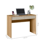 Escrivaninha Lens Ripado Carvalho Off White