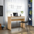 Escrivaninha Lens Ripado Carvalho Off White