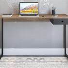 Escrivaninha Leo Com Gaveta Castanho Preto