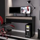 Escrivaninha Lindóia Com 2 Gavetas - Preto/cinza