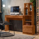 Escrivaninha Lion Office Com Biblioteca 1 Gaveta - Mobler - T