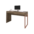 Escrivaninha Livia 120 2 Gavetas Castanho Cobre