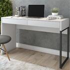 Escrivaninha Livia 2 Gavetas Branco Preto