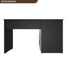 Escrivaninha Luxemburgo Com 4 Gavetas  Preto