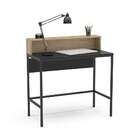 Escrivaninha Luz Preta E Carvalho Claro