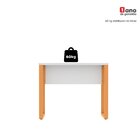 Escrivaninha M90/60p25tub 90cm Industrial Branco E Laranja Pi