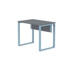 Escrivaninha M90/60p25tub 90cm Industrial Grafito E Azul Dali