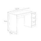 Escrivaninha Mâcon 3 Gv Branca