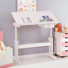 Escrivaninha Madeira 1 Gaveta Desenho Flexi Branco