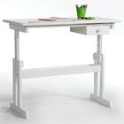 Escrivaninha Madeira 1 Gaveta Desenho Flexi Branco