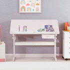 Escrivaninha Madeira 1 Gaveta Desenho Flexi Branco