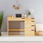 Escrivaninha Madeira Maciça  5 Gavetas Hugo