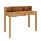 Escrivaninha Madeira Mesa 2 Gavetas 3 Nichos Lennox - Madeira