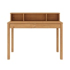 Escrivaninha Madeira Mesa 2 Gavetas 3 Nichos Lennox - Madeira