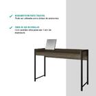 Escrivaninha Madeirada E Tubos Pretos Carraro