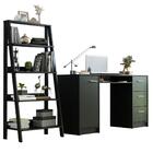 Escrivaninha Madesa Alaska + Estante Escada - Preto