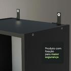 Escrivaninha Madesa Rubi + Estante Livreiro 6906 - Branco/pre