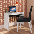 Escrivaninha Madesa Rubi com Tampo de Madeira e 1 Nicho