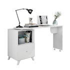 Escrivaninha Maia Branco Com Rodízios