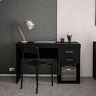 Escrivaninha Malta 2 Gavetas Com Cadeira Vilhena Preto Polito